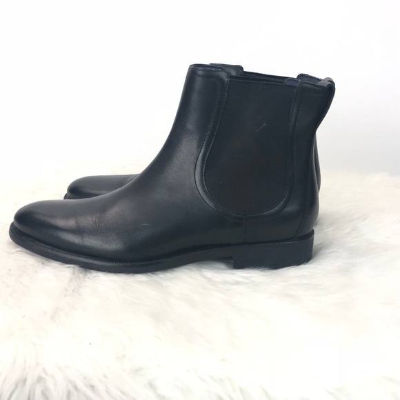 Cole Haan Black Leather Waterproof Ankle Boots main image 5